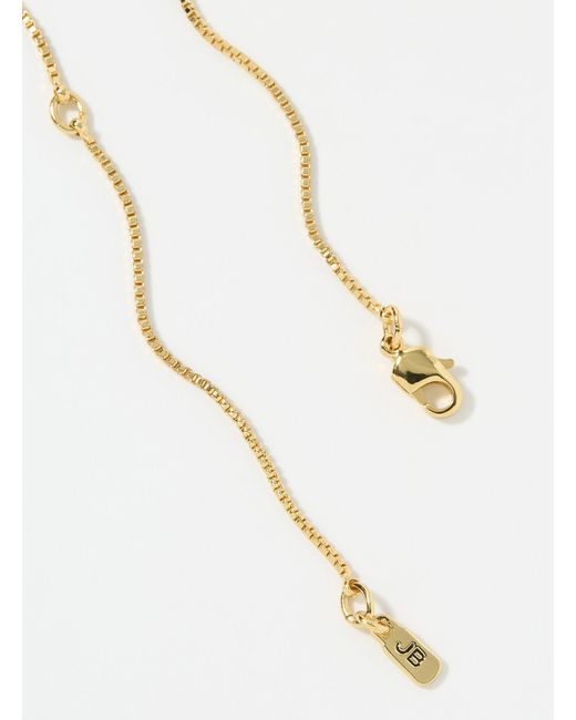 Jenny Bird White Domed Heart Fine Chain