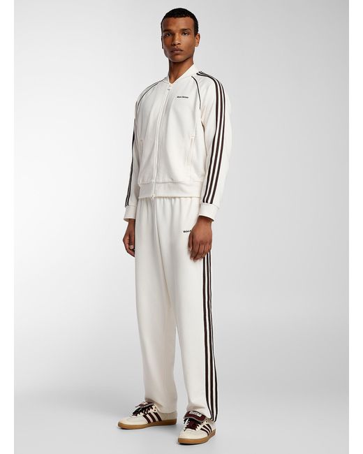 Adidas White Statement Track Pant for men