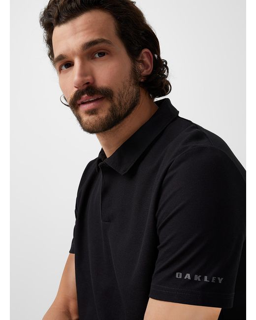 black oakley polo