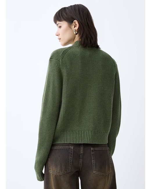 Twik Green Patch Pockets Mock