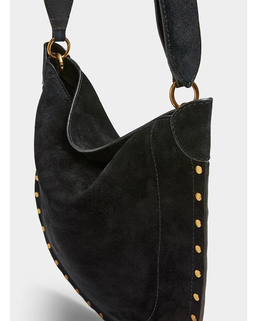 Isabel Marant Black Oskan Soft Shoulder Bag