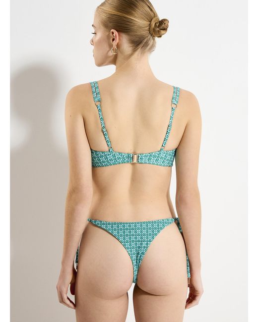 Simon's Green String Charm Thong