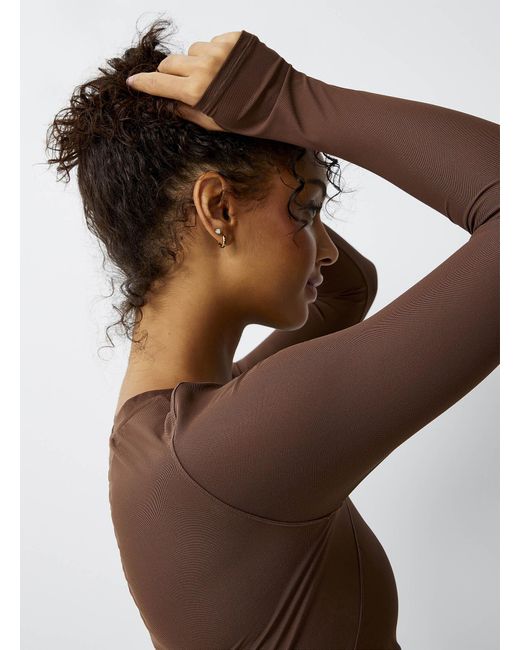 Organic Basics Brown Fitted Micro