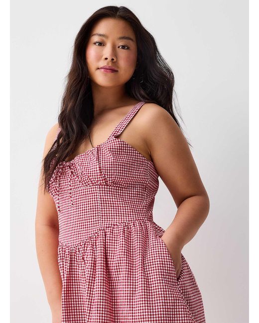 Twik Pink Patterned Fit