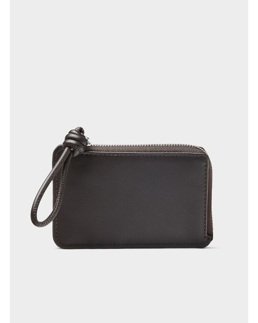 Simon's Black Smooth Faux