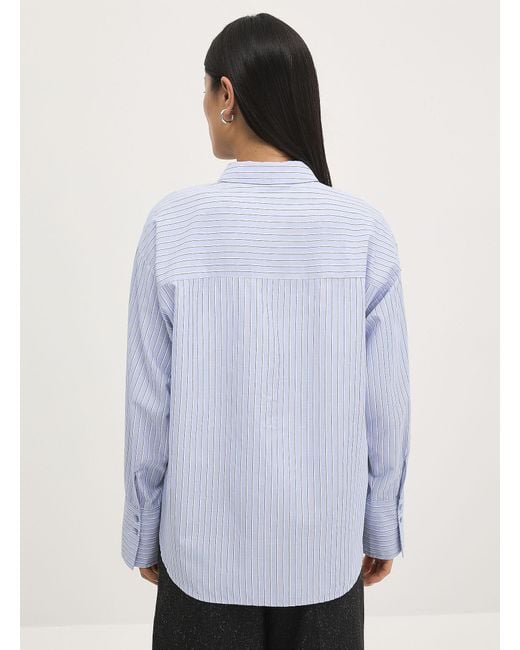 JJXX White Caro Loose Striped Shirt