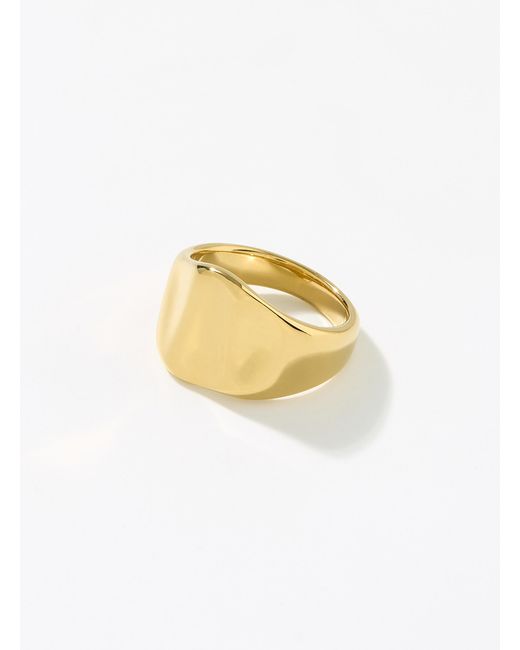 Simon's Metallic Wavy Ring