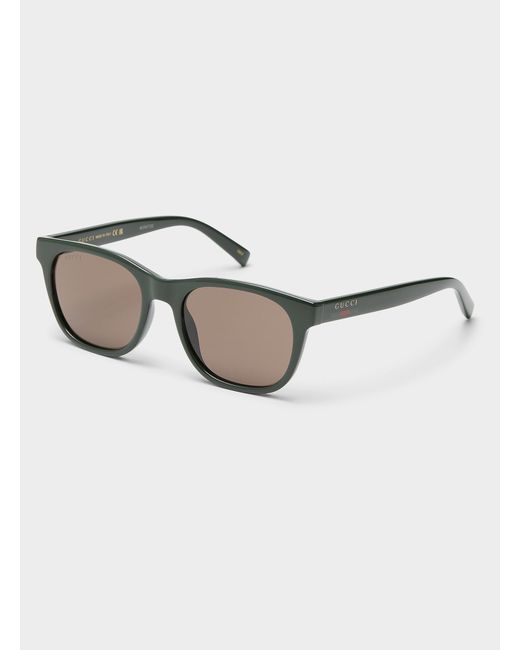 Gucci Metallic Rounded Square Sunglasses for men