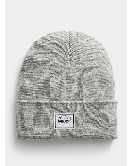 Herschel Supply Co. Gray Elmer Logo Tuque for men