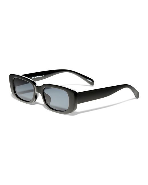 Simon's Blue Megan Rectangular Sunglasses
