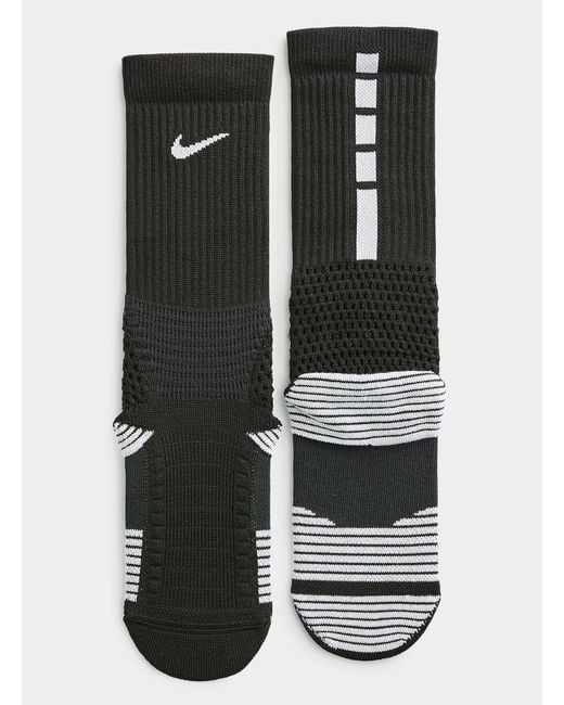 Nike Black Elite Running Socks for men