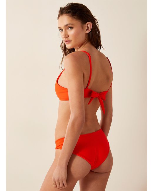June Swimwear Orange Bonnie Tangerine Bralette Top