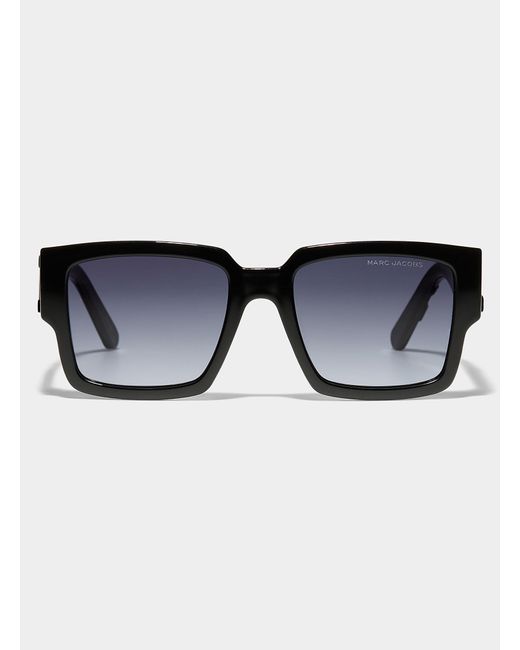 Marc Jacobs Blue Embossed Logo Square Sunglasses