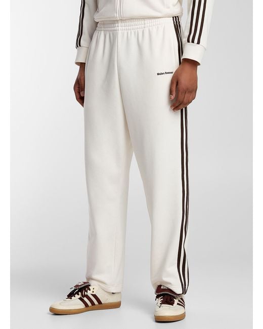 Adidas White Statement Track Pant for men