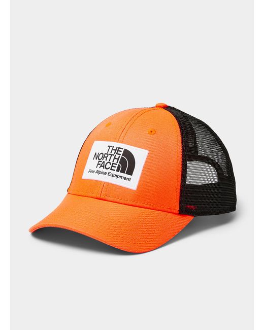 The North Face Orange Mudder Trucker Cap for men