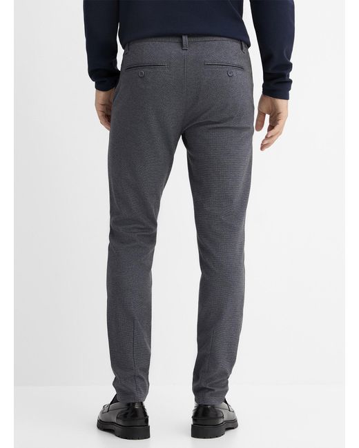 Only & Sons Blue Mark Contrasting Piqué Pant Slim Fit for men