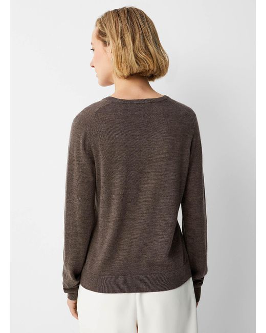 Contemporaine Gray Responsibly Sourced Merino Wool V
