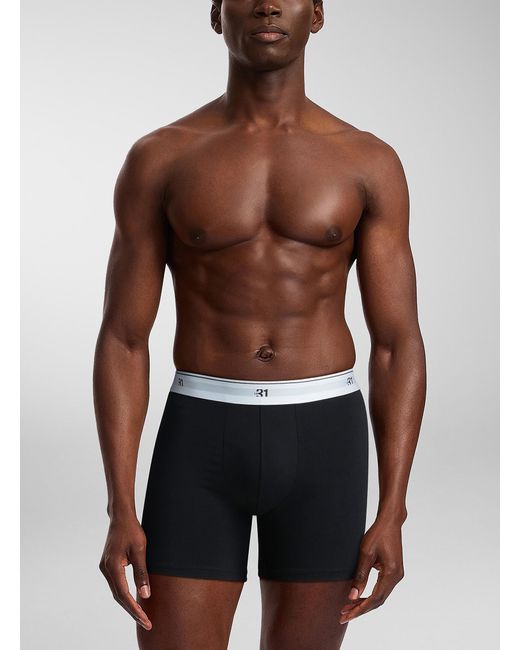 Le 31 Black 5" Logo for men