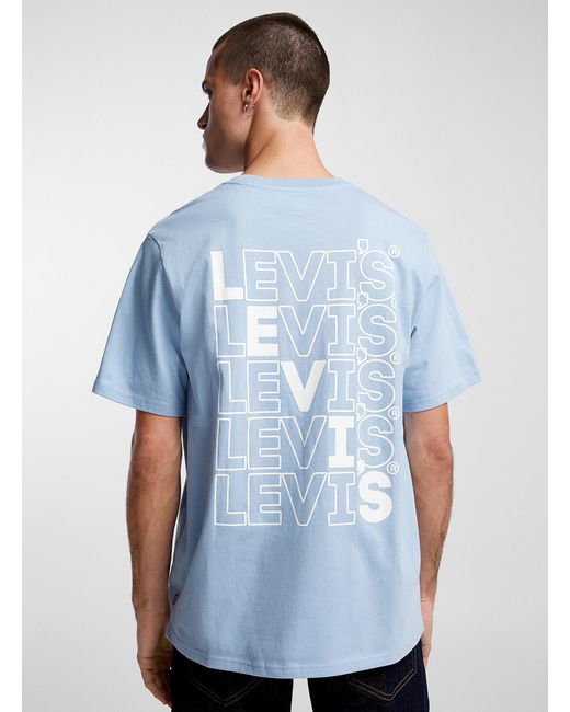Levi's Blue Repeat Logo T for men
