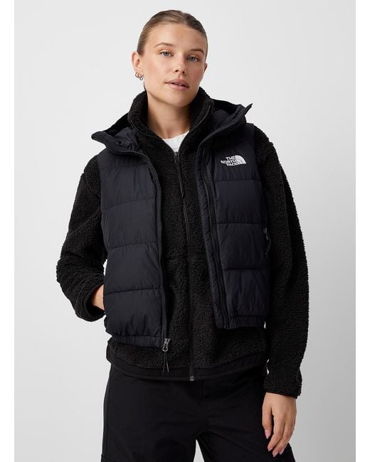 The North Face Hydrenalite Hooded Sleeveless Puffer Jacket in Black Lyst