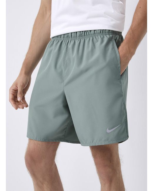 Nike White Fluid Challenger Short for men