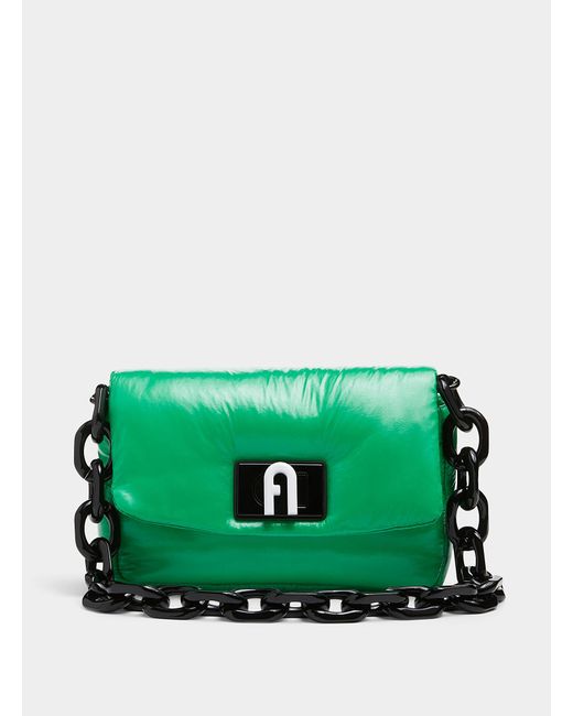 Furla Synthetic 1927 Soft Nylon Mini Bag in Green Lyst Canada
