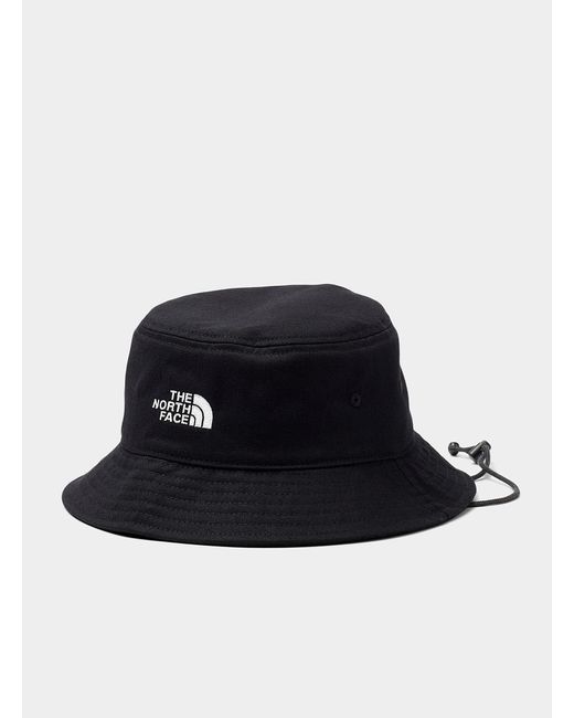 The North Face Blue Solid Logo Bucket Hat for men