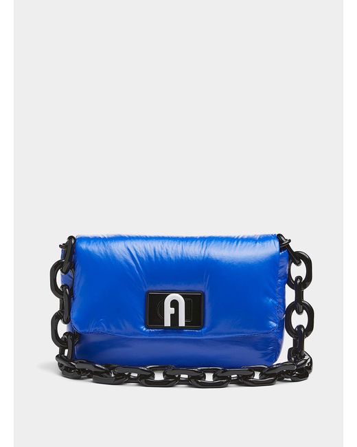 Furla Synthetic 1927 Soft Nylon Mini Bag in Blue Lyst
