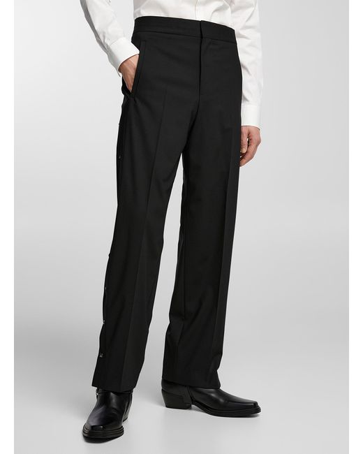HUGO Black Studded Detail Tuxedo Pant for men