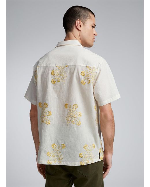 Native Youth White Embroidered for men