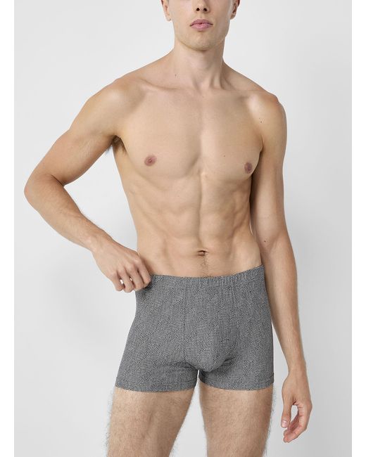 Le 31 Gray 3" Geometric for men