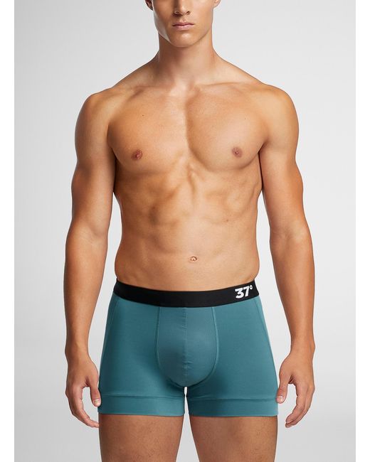 Le 31 Blue 3" Microfibre Athletic Trunk Retransformed Polyester for men
