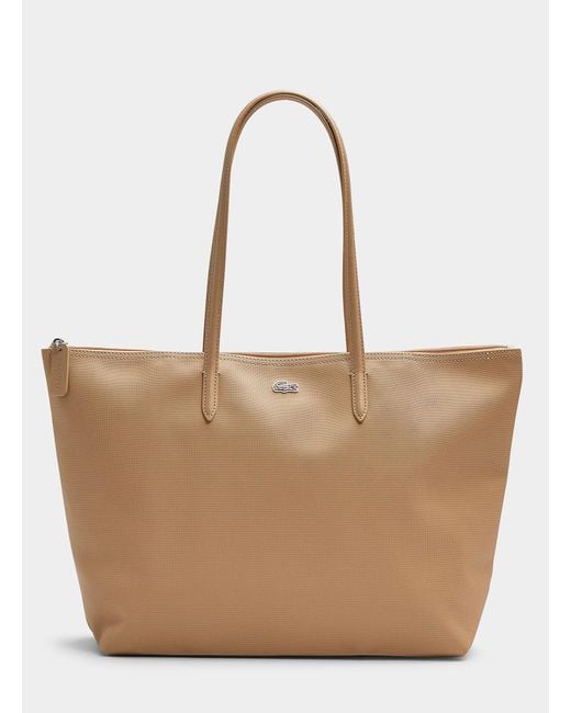 Lacoste Natural Concept Zip Tote