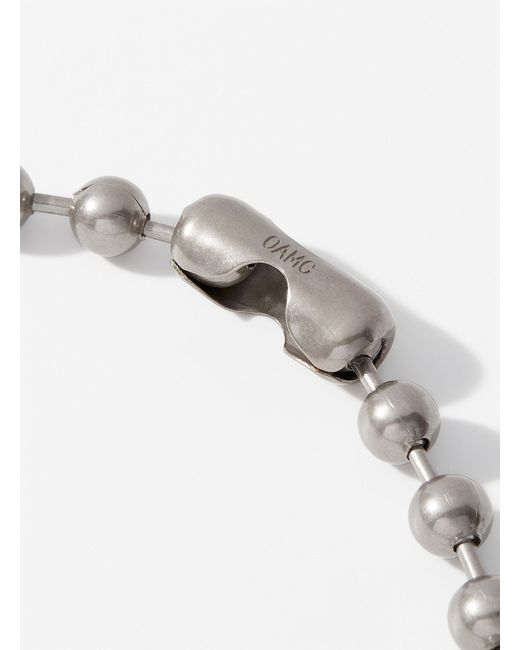 OAMC Myth Palladium Beads Necklace in Metallic for Men | Lyst Canada