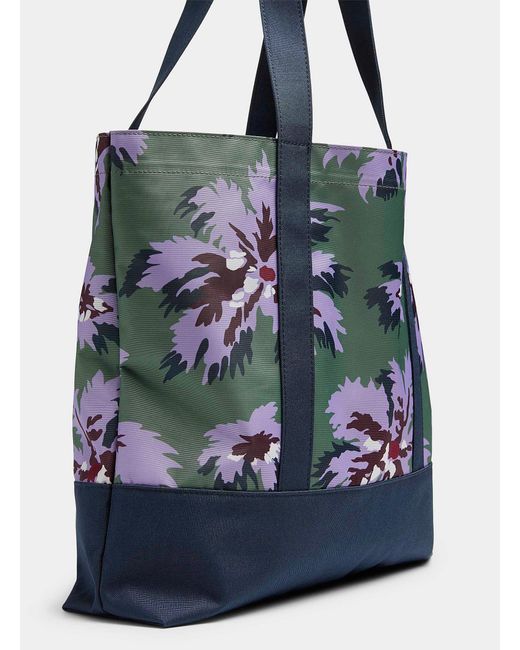 PS by Paul Smith Blue Lilac Flowers Tote for men