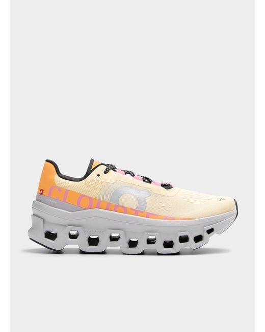 On Shoes Orange Cloudmster Sneakers Women