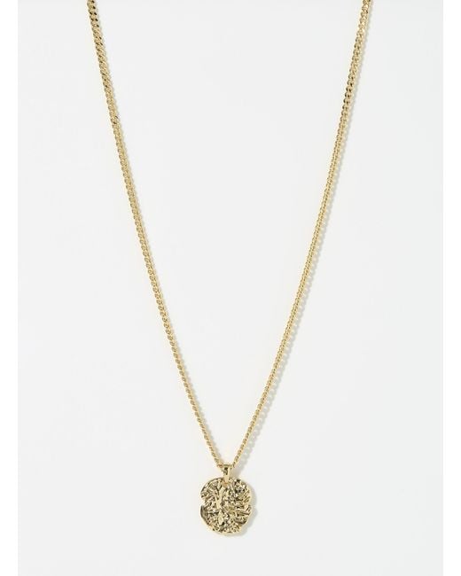 Pilgrim White Irregular Pendant Necklace for men