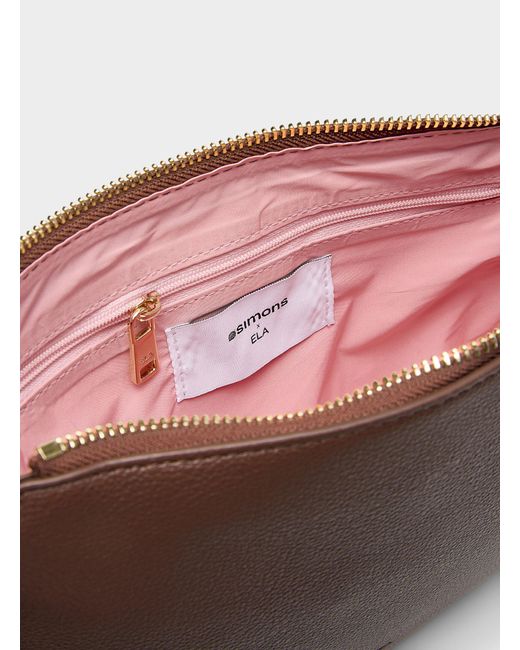 Ela Brown Textured Half