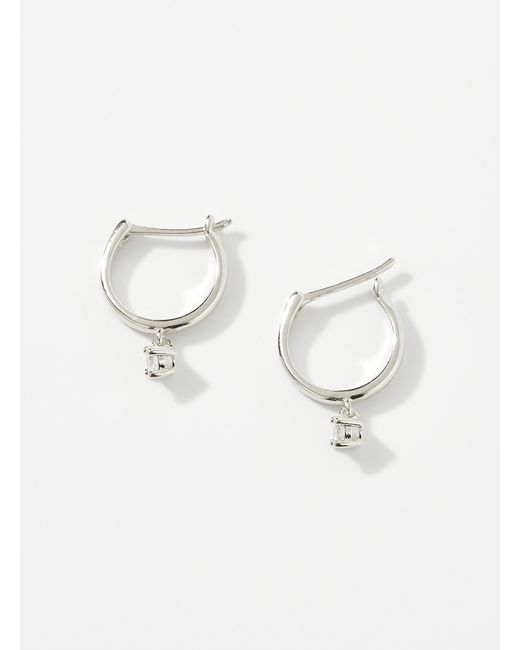 Simon's Natural Mini Crystal Earrings