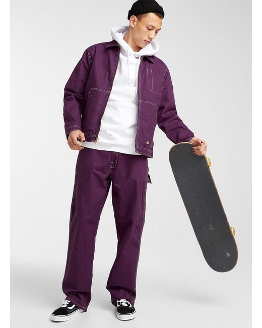 Dickies Purple Plum Carpenter Pant Straight Fit for men