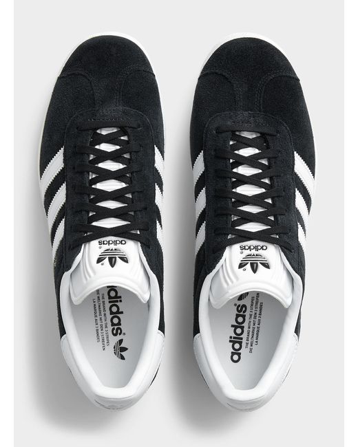 Black Suede Gazelle Suede Black Gazelle Adidas Trainers Gazelle Shoes  Triple Black