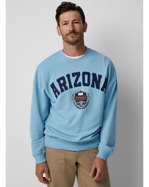 Only & Sons Blue Varsity Sweatshirt for men