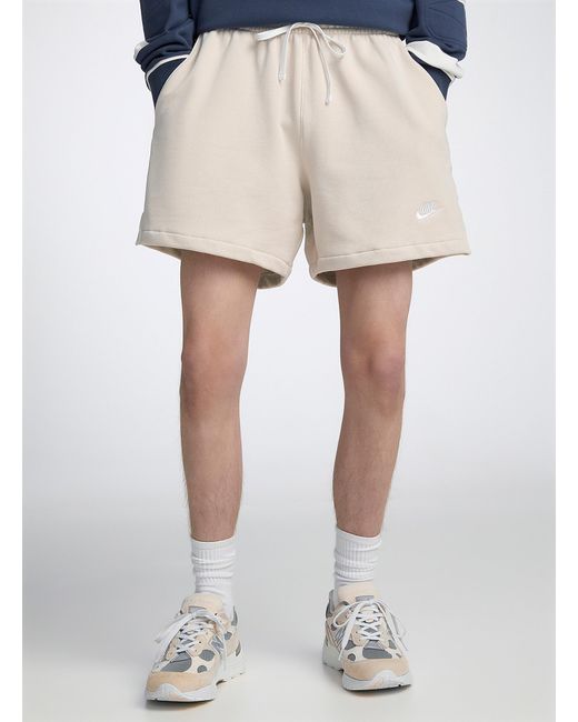 Nike Blue French Terry Flow Short for men