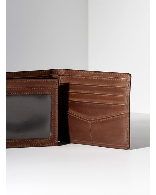 Fossil Derrick Rfid Passcase Wallet 