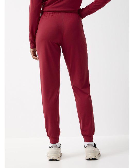 I.FIV5 Red Velvety Jersey joggers