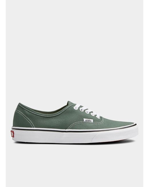 Vans Canvas Color Theory Authentic Sneakers Men in Green for Men | Lyst
