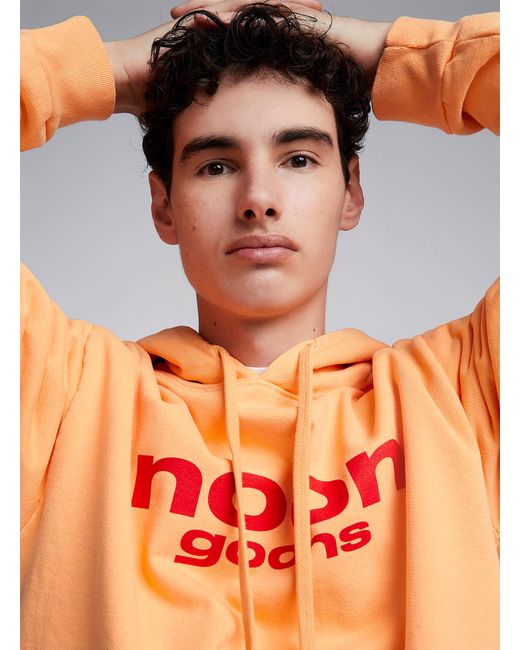 Noon Goons Orange Apricot Logo Hoodie for men