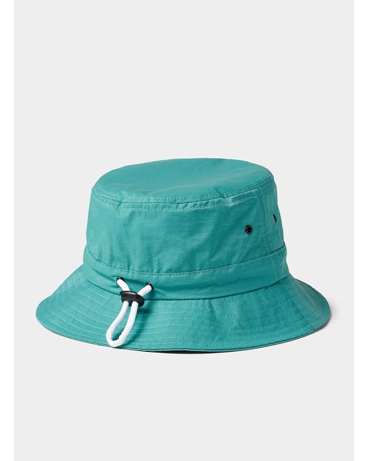 Obey Logo Camper Bucket Hat in Lime 