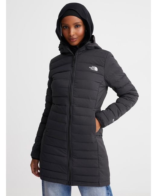 The North Face Belleview Light 3/4 Down Puffer Jacket in Blue | Lyst Canada