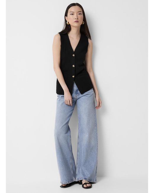 Mavi Florida Wide Leg Jean - Midnight Classic Blue main image 1